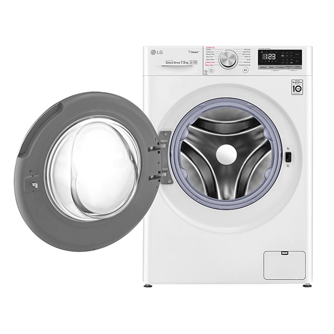 LG 7.5kg Front Load Washing Machine with Steam