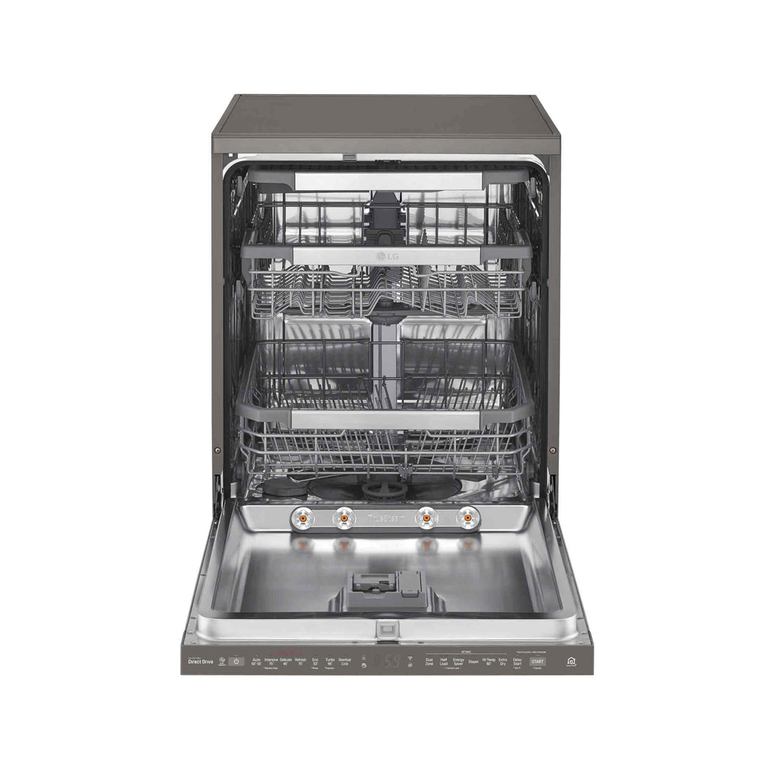 LG 15 Place QuadWash Dishwasher Black Stainless with TrueSteam