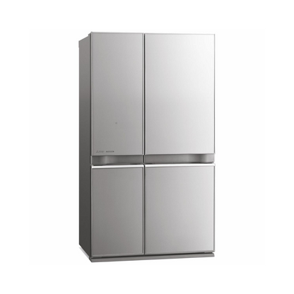 Mitsubishi Electric 580L Quad Door Fridge Argent Silver