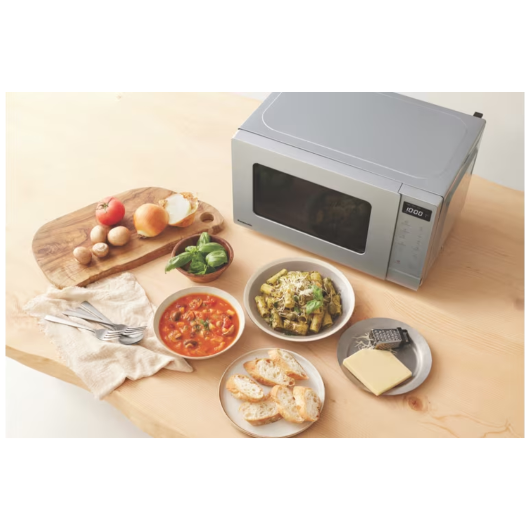 Panasonic 20L 800W Compact Microwave Oven Silver