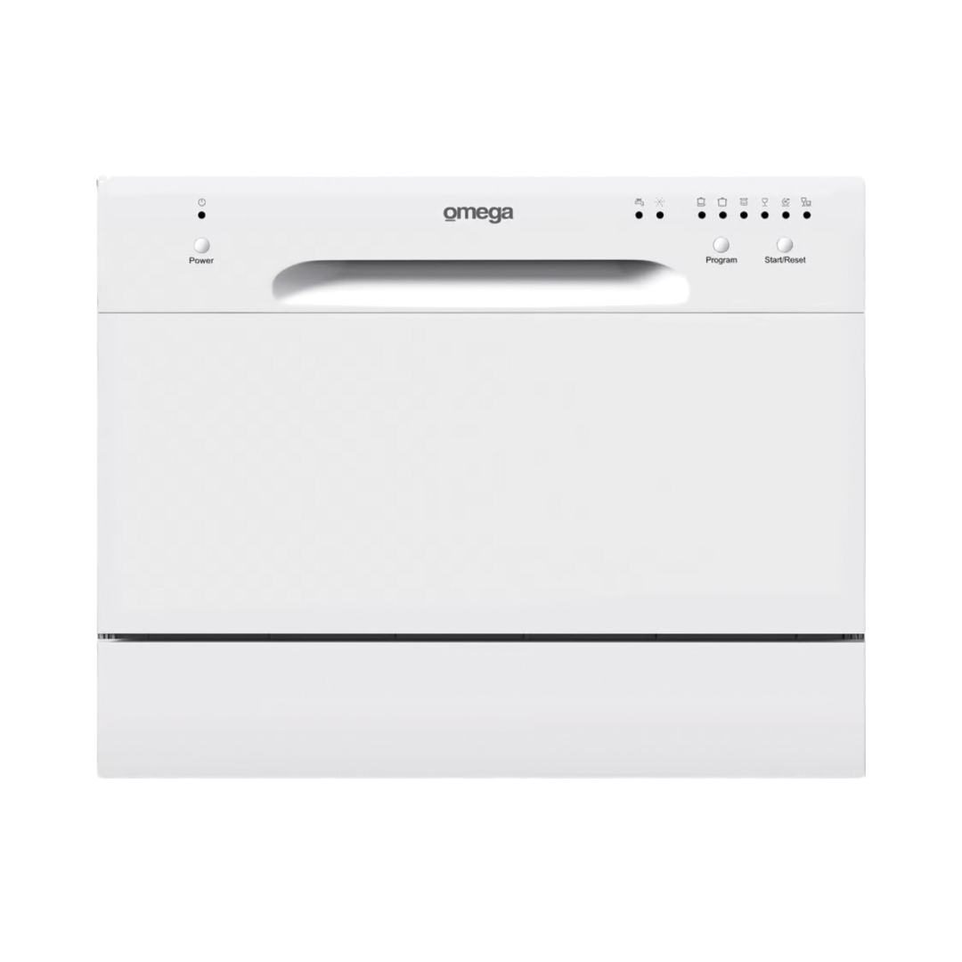 Omega Appliances 55cm Benchtop Dishwasher White