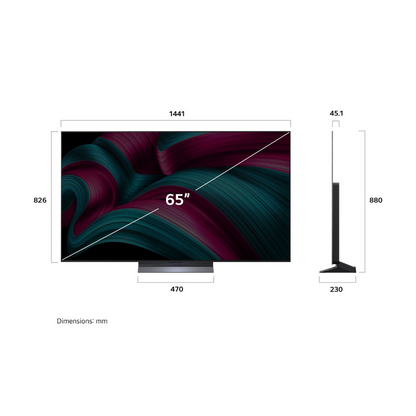 LG 65" OLED EVO C5 4K UHD SMART TV (2025)