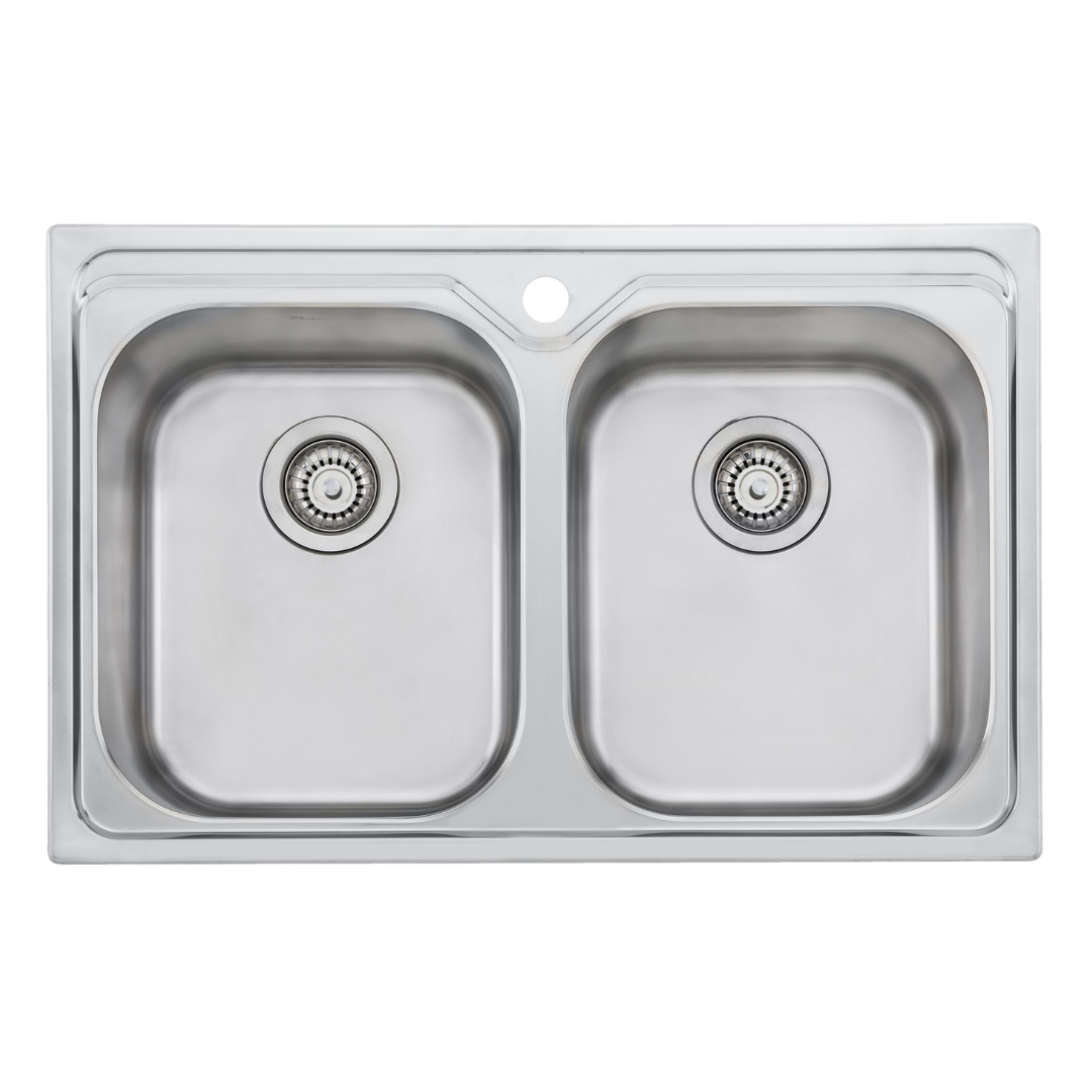 Oliveri Diaz Universal Double Bowl Sink