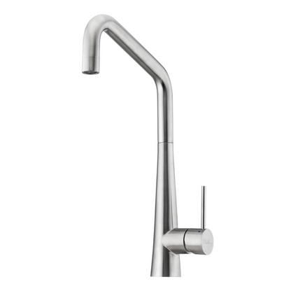 Oliveri Essente Square Gooseneck Mixer Tap Stainless Steel