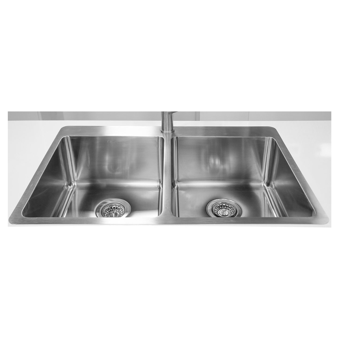 Oliveri Sonetto Double Bowl Top Mount Sink