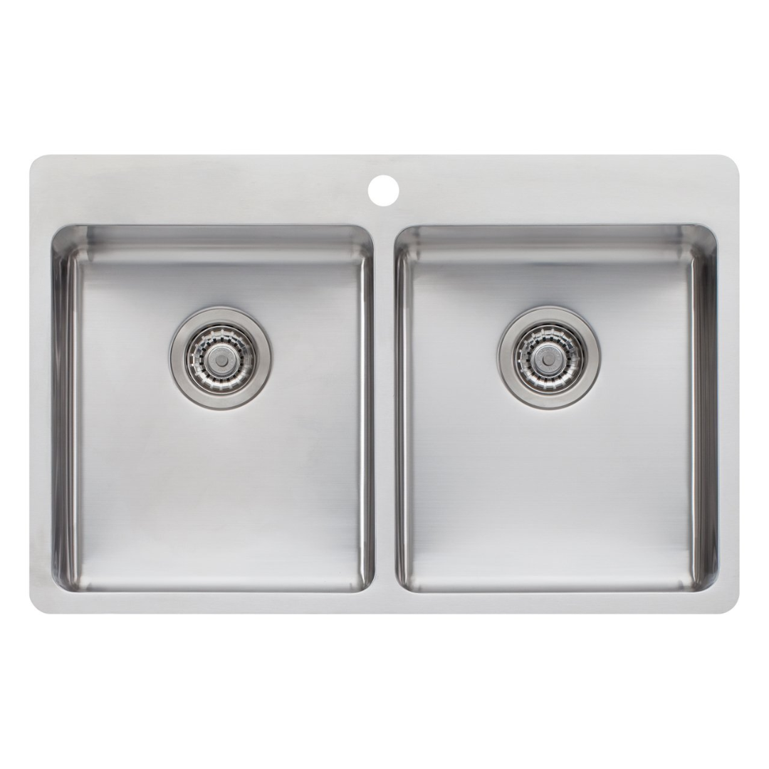 Oliveri Sonetto Double Bowl Top Mount Sink