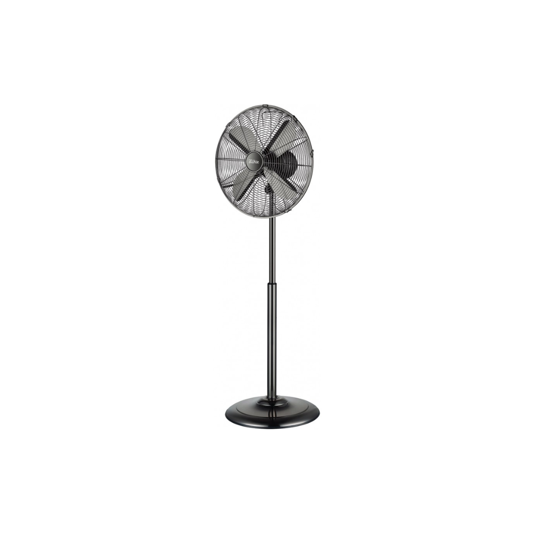 Omega Altise 46Cm Black Chrome Pedestal Fan