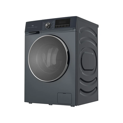 TCL P139FLB 8.5kg Front Load Washing Machine angled Image 