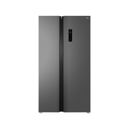 P525SBC TCL 505L Side By Side Grey Fridge with Digital Display Main