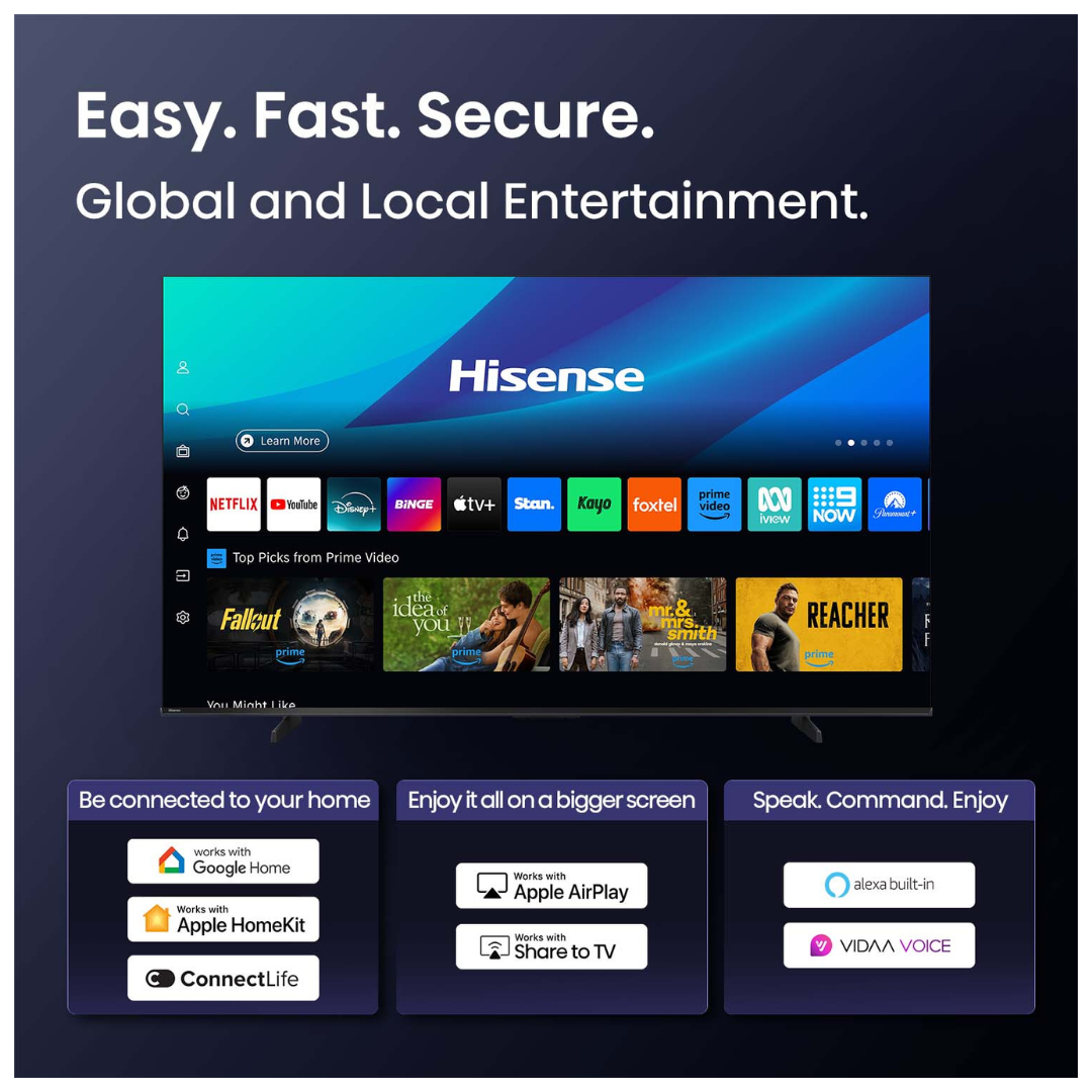 Hisense 50" Q6QAU 4K QLED Smart TV (2025)