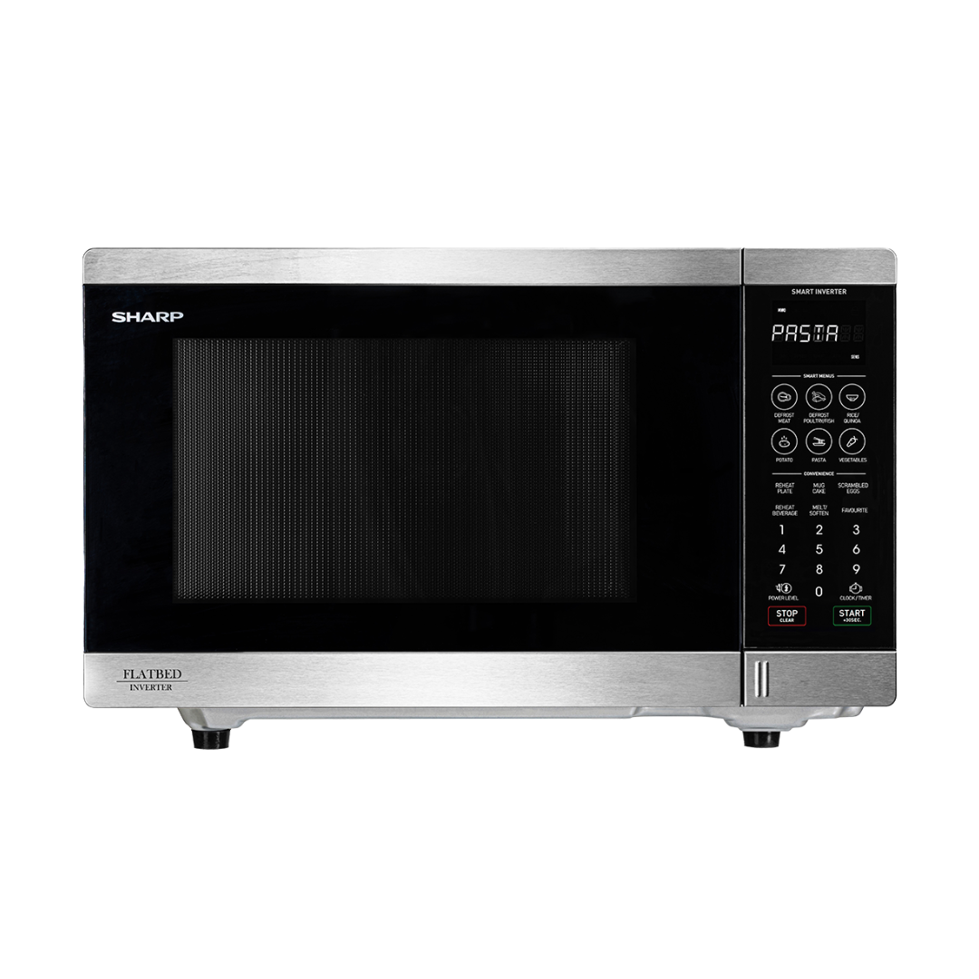 Sharp 32L 1200W Stainless Steel Flatbed Microwave