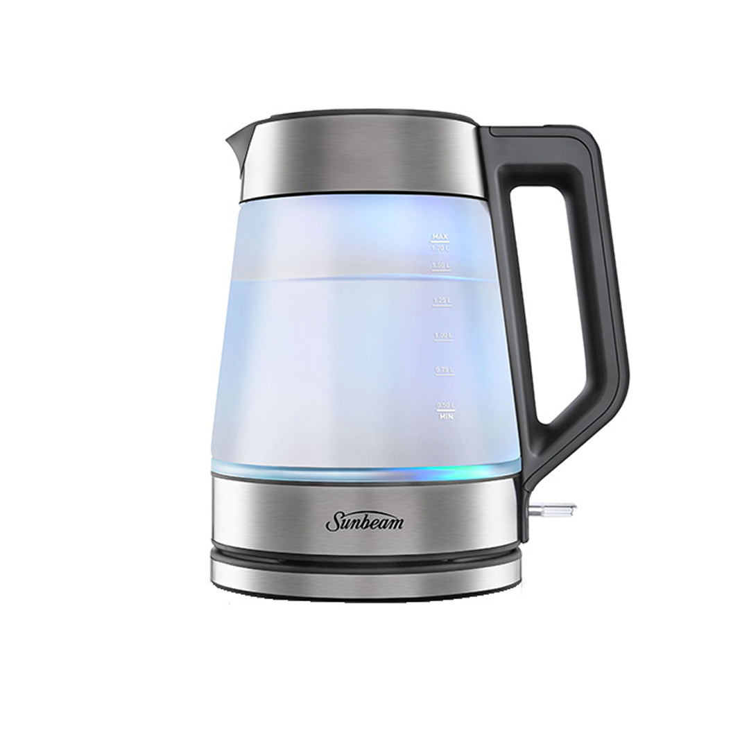 Sunbeam Morning Frost Glass Kettle