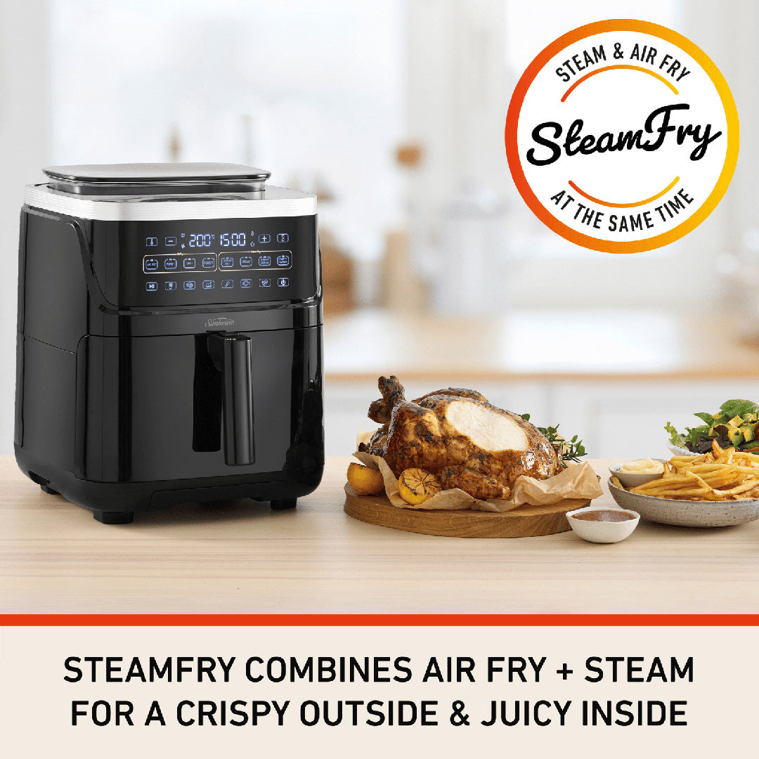 Sunbeam SteamFry 7.1L Air Fryer with Steam Clean