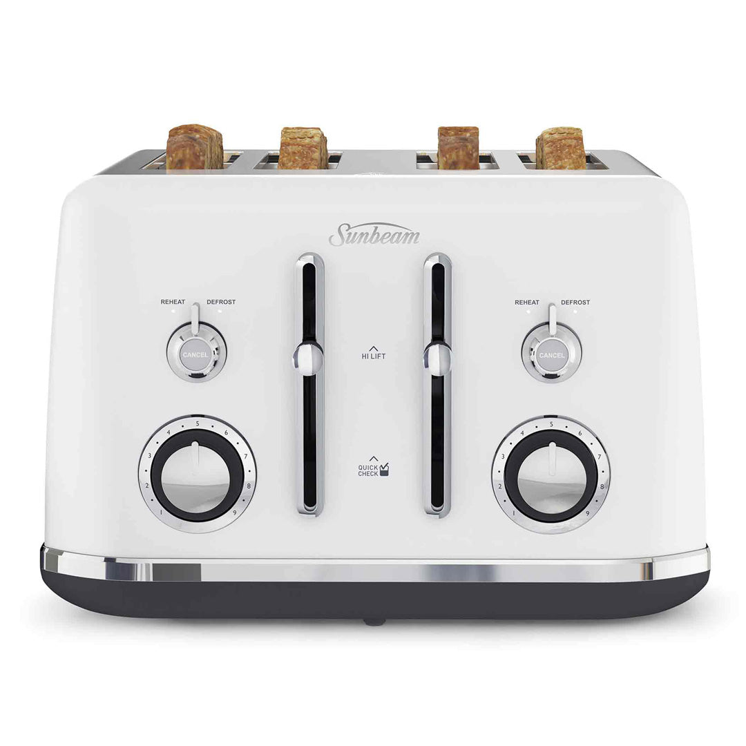 Sunbeam Alinea Collection 4 Slice Toaster Mist White