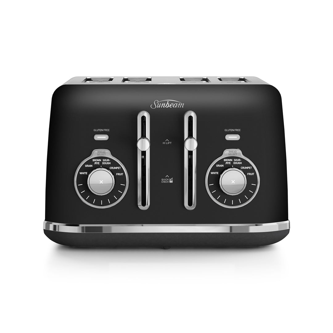 Sunbeam Alinea Select 4 Slice Bread Select Toaster Black Classics image_1