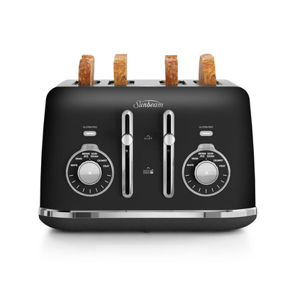 Sunbeam Alinea Select 4 Slice Bread Select Toaster Black Classics image_2