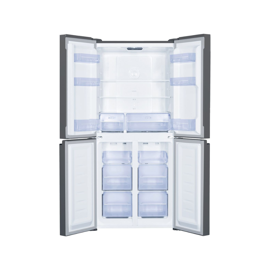 TCL 421L French Door Fridge Silver