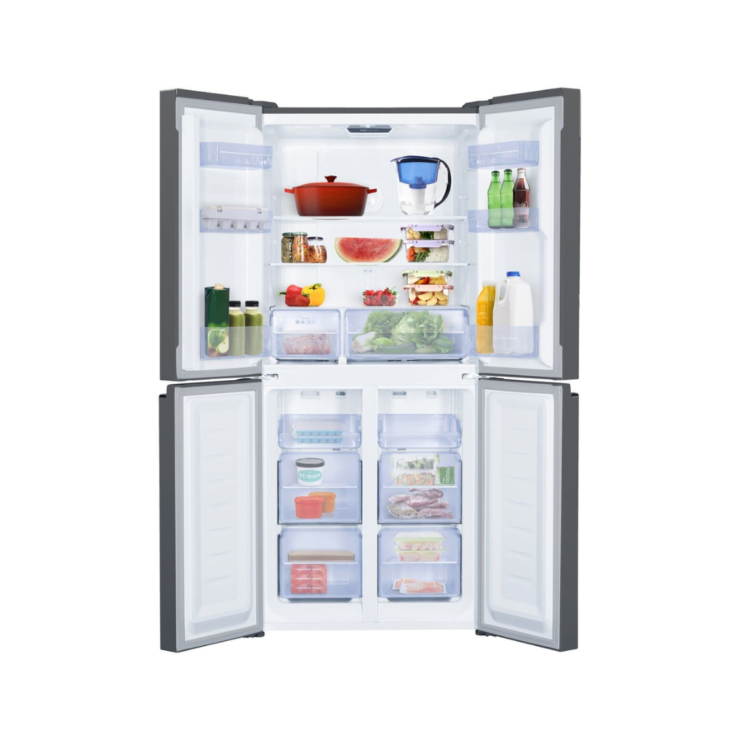 TCL 421L French Door Fridge Silver
