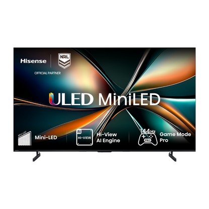 Hisense 50" U6QAU PRO 4K QLED 144Hz Smart TV (2025)