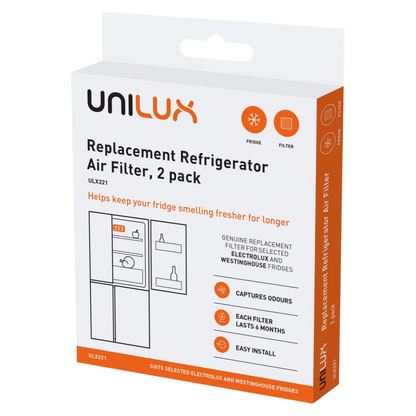 Electrolux Fridge Air Filter 2 Pack