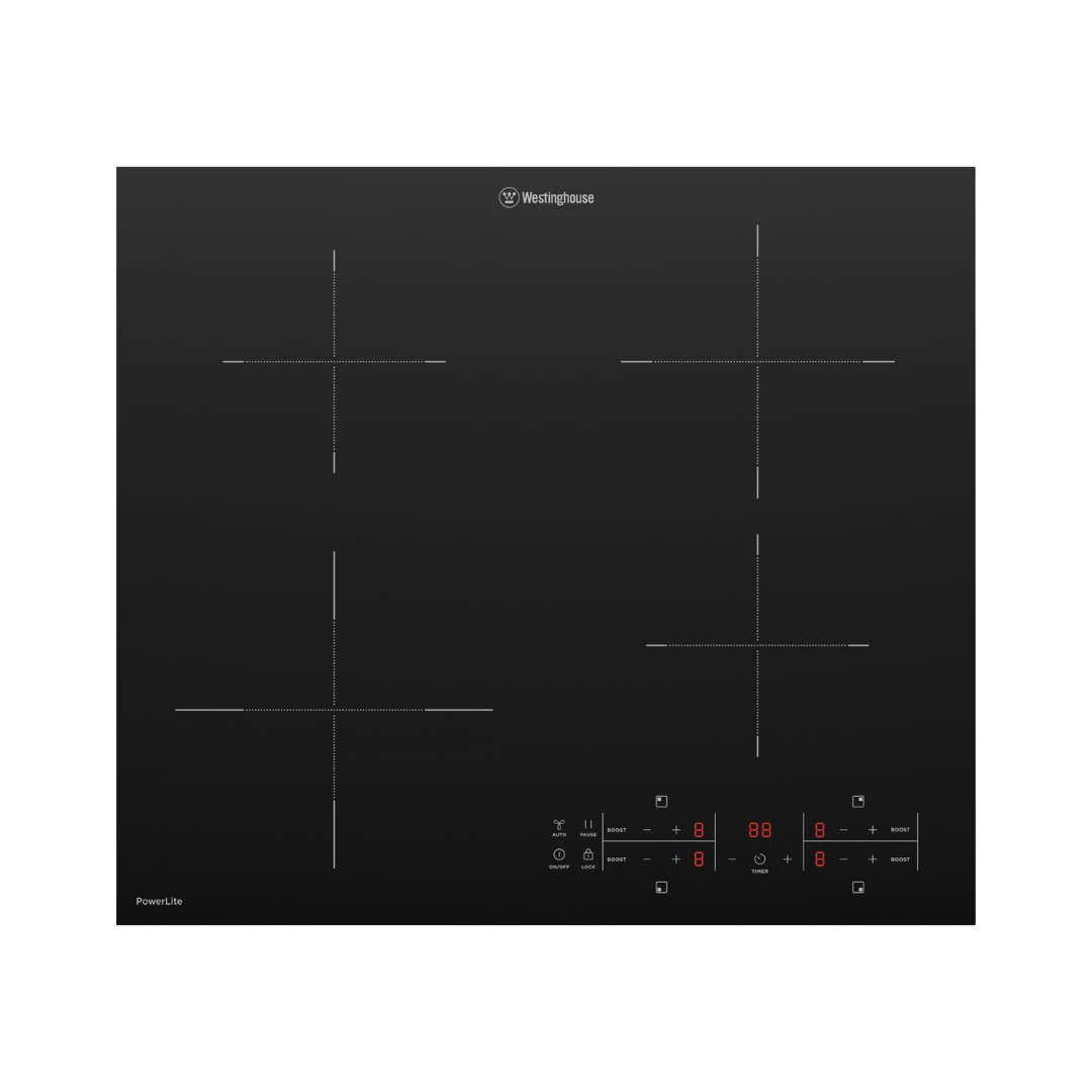 Westinghouse 60cm 4 zone PowerLite induction cooktop