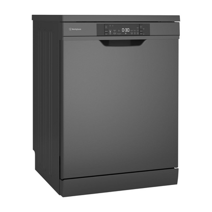 Westinghouse Dark Stainless Steel Auto Door Freestanding Dishwasher