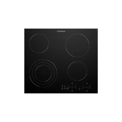 Westinghouse 60cm 4 Zone Ceramic Cooktop with Triple Zone and Hob2Hood