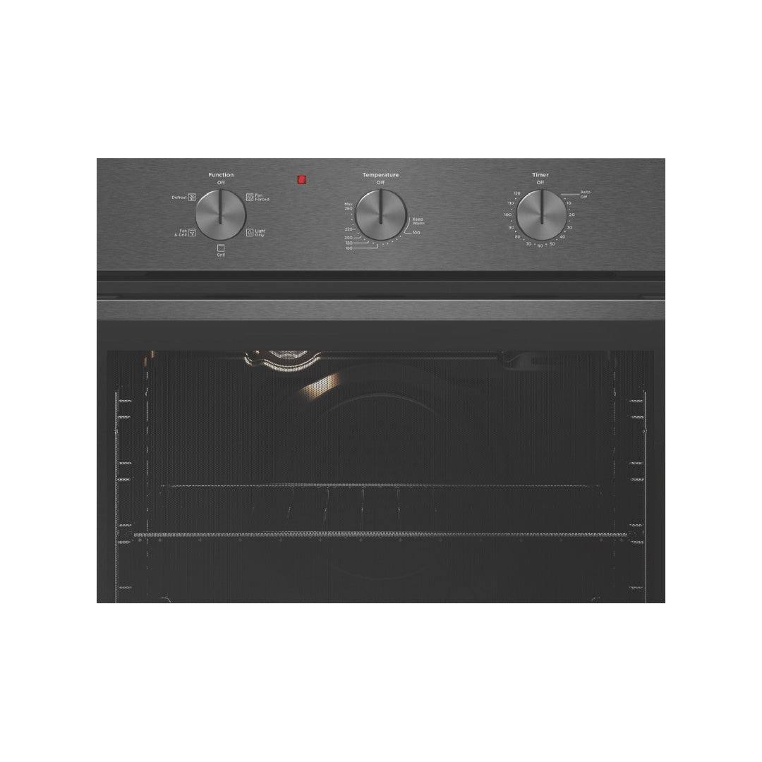 Westinghouse 60cm Multi-Function 5 oven Dark Stainless Steel