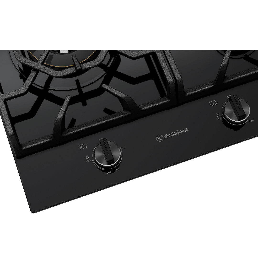 Westinghouse 90cm 5 Burner Black Ceramic Gas Glass Cooktop image_3