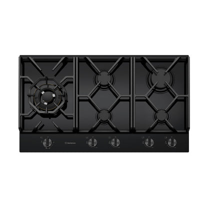 Westinghouse 90cm 5 Burner Black Ceramic Gas Glass Cooktop image_1