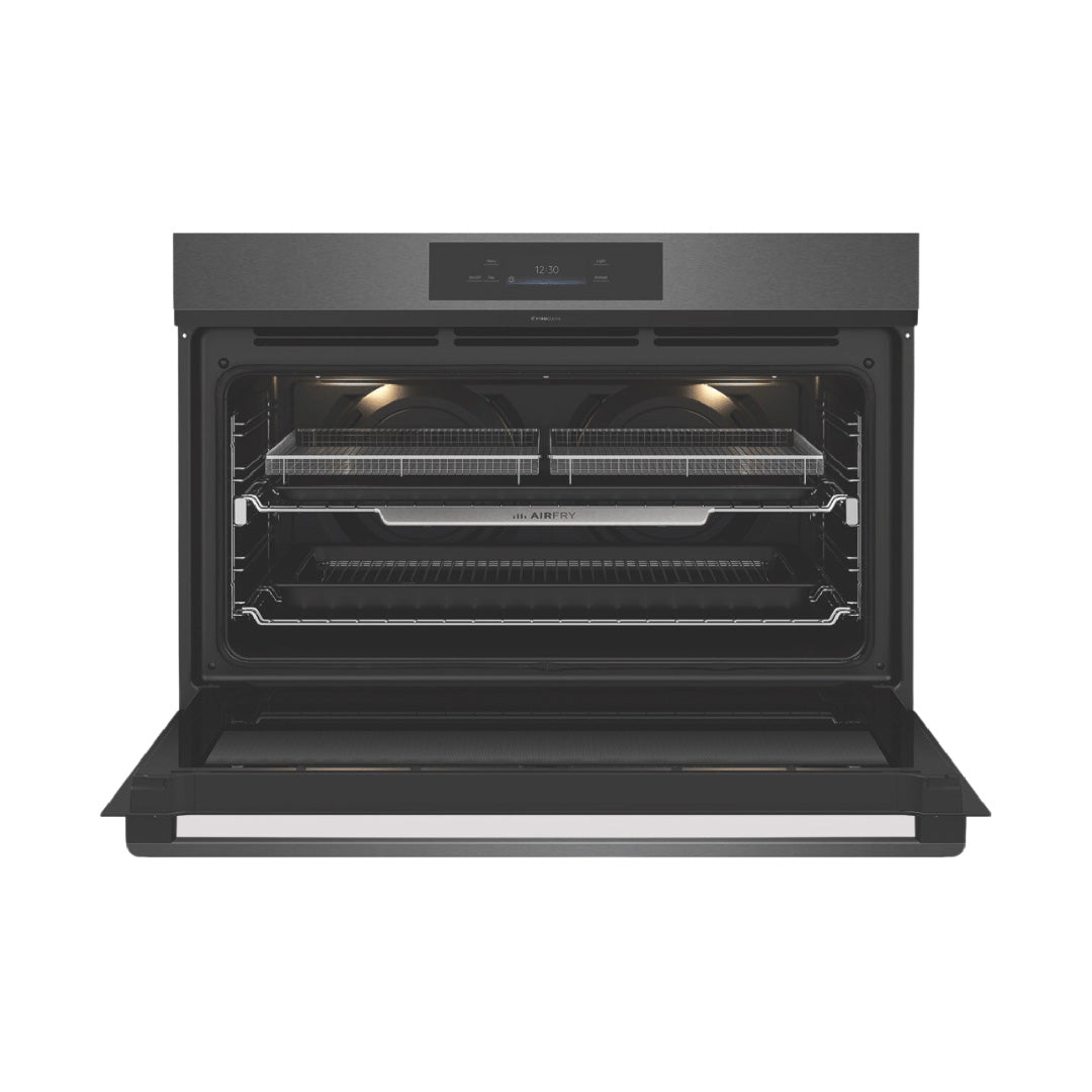 Westinghouse 90cm Multi-Function 17 Pyrolytic Oven with AirFry and SteamBake, Dark Stainless Steel