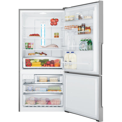 Westinghouse 496L Stainless Bottom Mount Refrigerator
