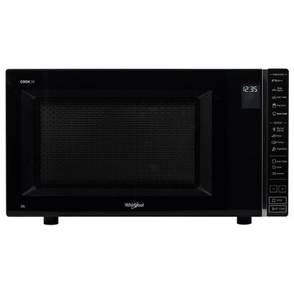 Whirlpool 30L 900W Solo Auto Cook Microwave In Black